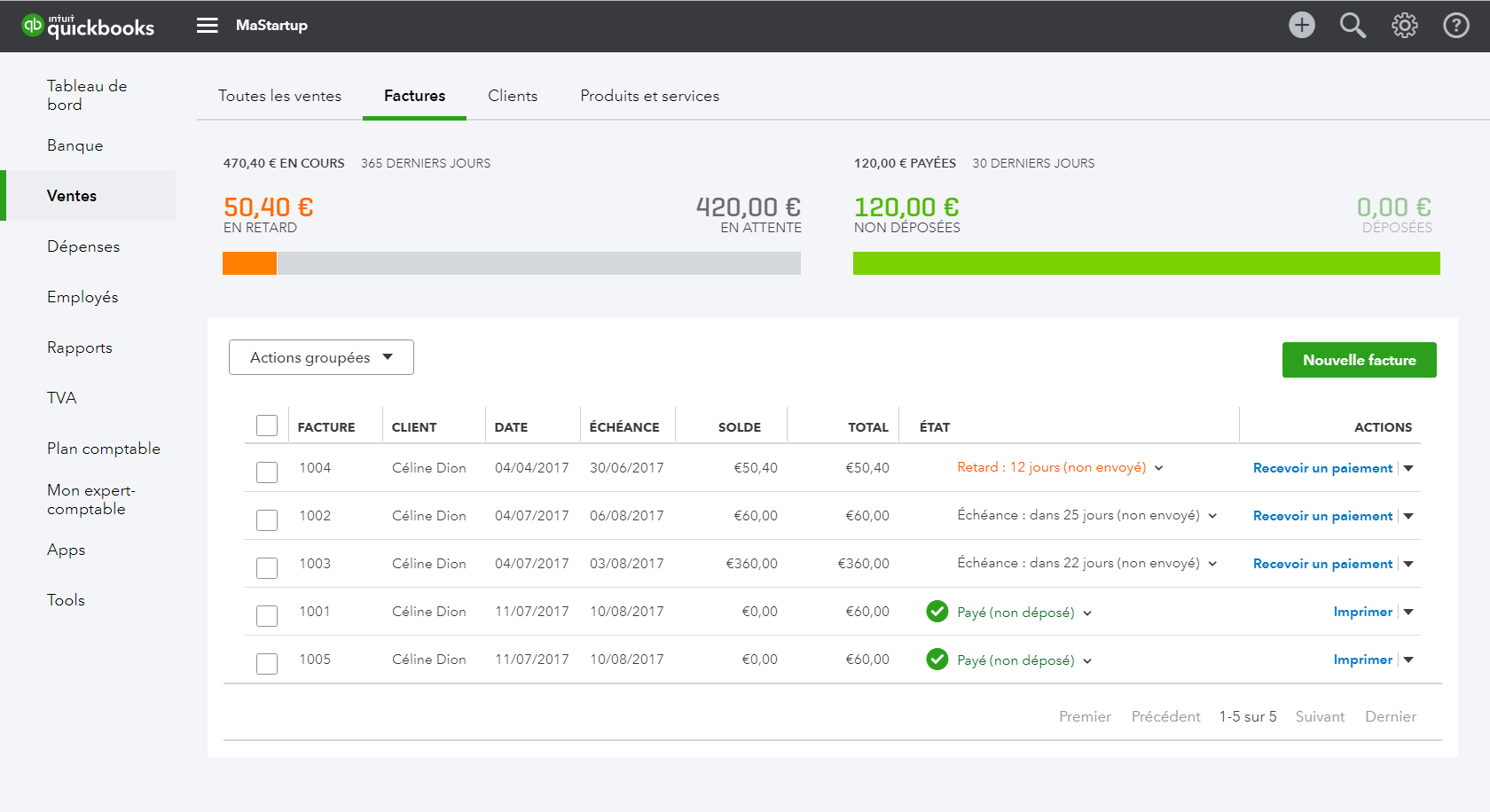 QuickBooks: Customer Invoice Management QuickBooks: Customer Invoice Management