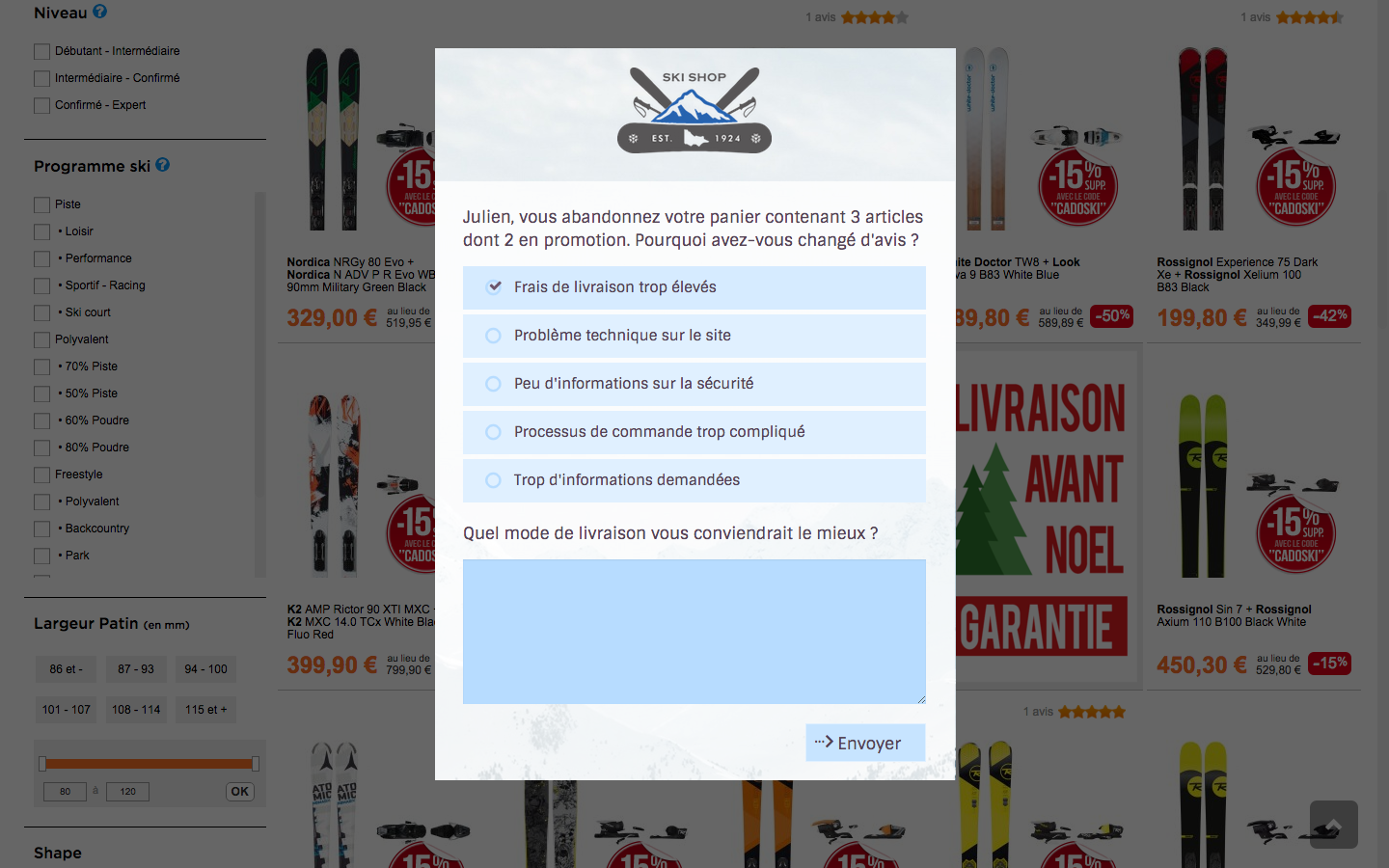 cart abandonment Questionnaire cart abandonment Questionnaire