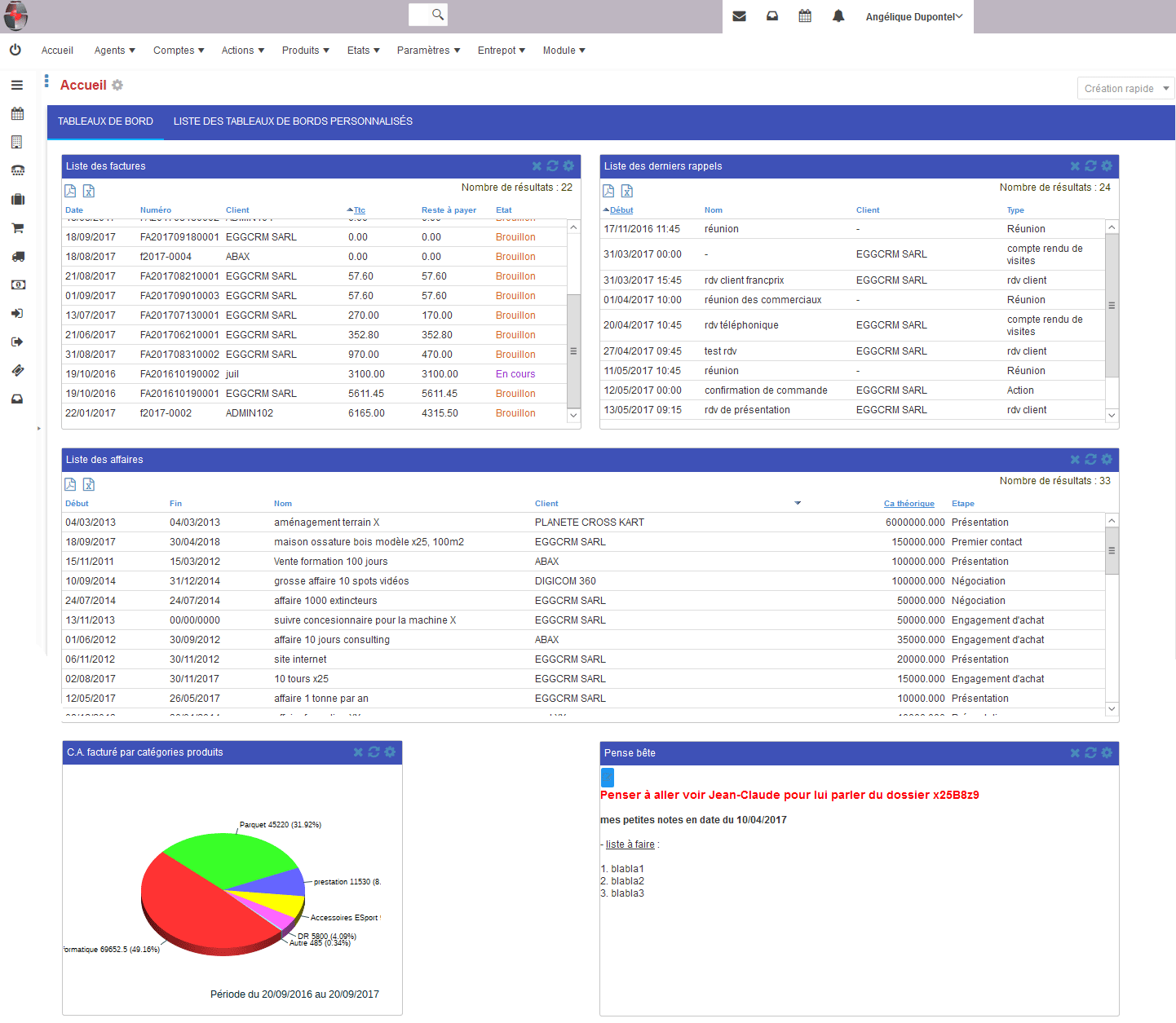 Customizable Home: 40 tables / graphs available in drag / drop and resizable + editor to perform its own statistics (tables, histograms gfx or portions). Customizable Home: 40 tables / graphs available in drag / drop and resizable + editor to perform its own statistics (tables, histograms gfx or portions).