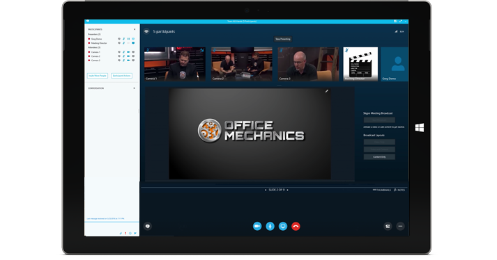 Dissemination meetings with Skype Dissemination meetings with Skype