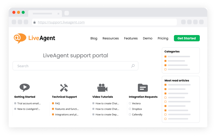 Customer portal Customer portal