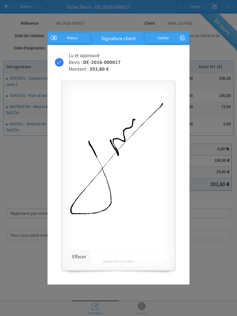 Electronic signature Artinove Electronic signature Artinove