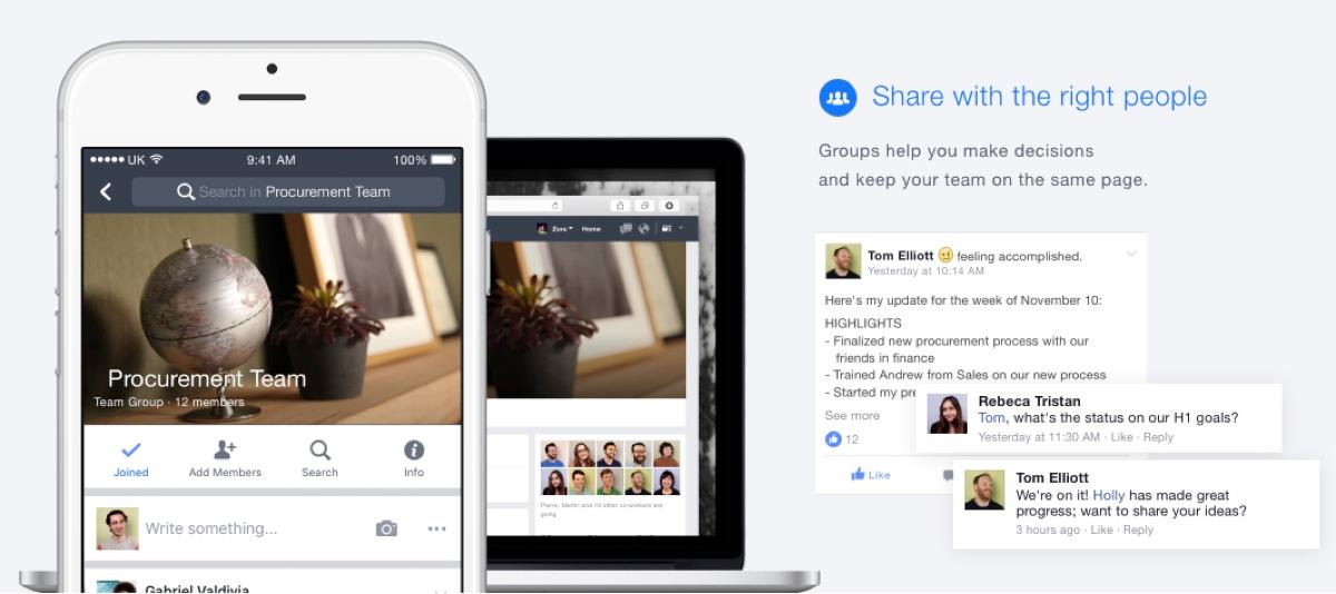 Facebook at Work: create events Facebook at Work: create events