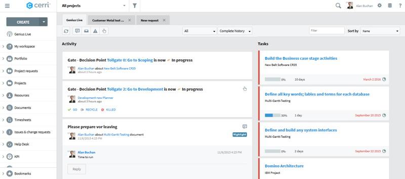 Screenshot Genius Project: Ongoing Activities Screenshot Genius Project: Ongoing Activities