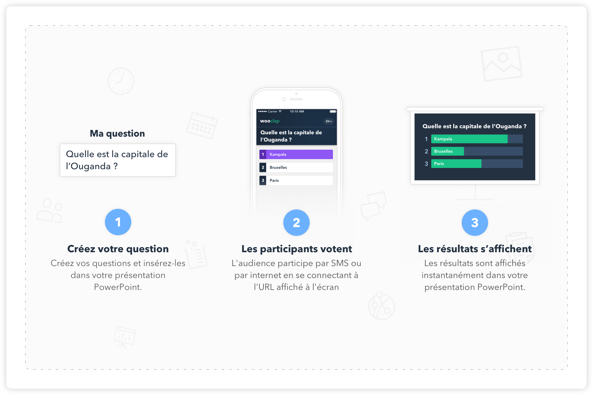 Using Wooclap in 3 quick and easy steps? Using Wooclap in 3 quick and easy steps?