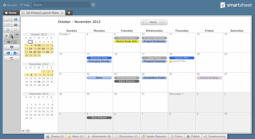Smartsheet: Mobile Application, Gantt, API, Web service Smartsheet: Mobile Application, Gantt, API, Web service