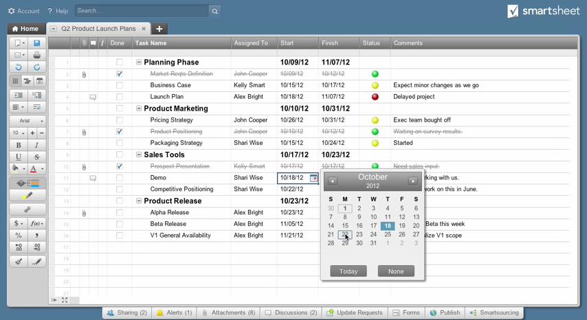 Smartsheet: World renowned project management software 