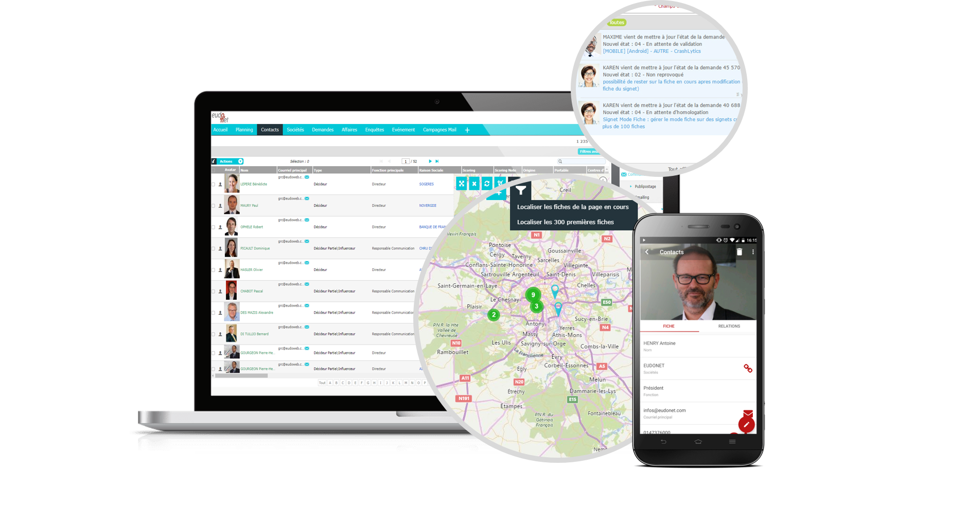 Place your CRM at the heart of your information system by connecting it to all your applications Place your CRM at the heart of your information system by connecting it to all your applications