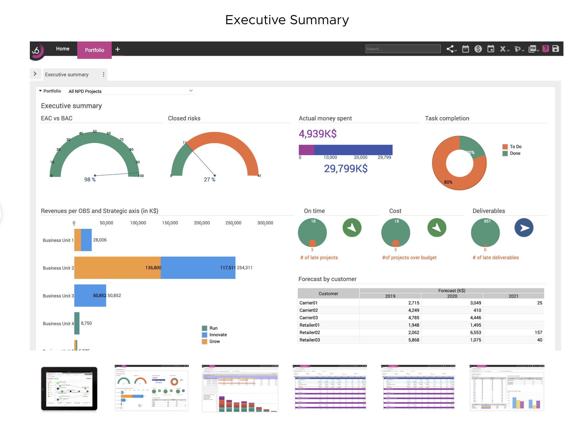 Planisware Enterprise - Screenshot 1 Planisware Enterprise - Screenshot 1
