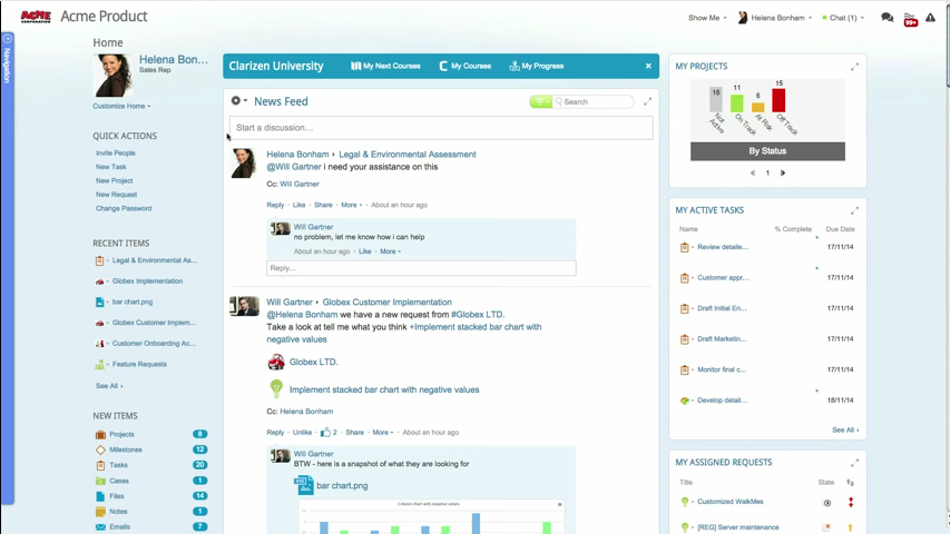 Clarizen: Shared Folders, advanced encryption standard (AES), Agile SCRUM Clarizen: Shared Folders, advanced encryption standard (AES), Agile SCRUM