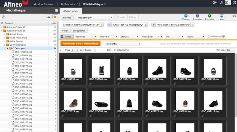 DAM - real media integrated Afineo PIM to manage all media associated with the product DAM - real media integrated Afineo PIM to manage all media associated with the product