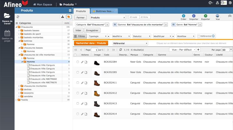 PIM with a clear, simple and effective organization and management of content. PIM with a clear, simple and effective organization and management of content.
