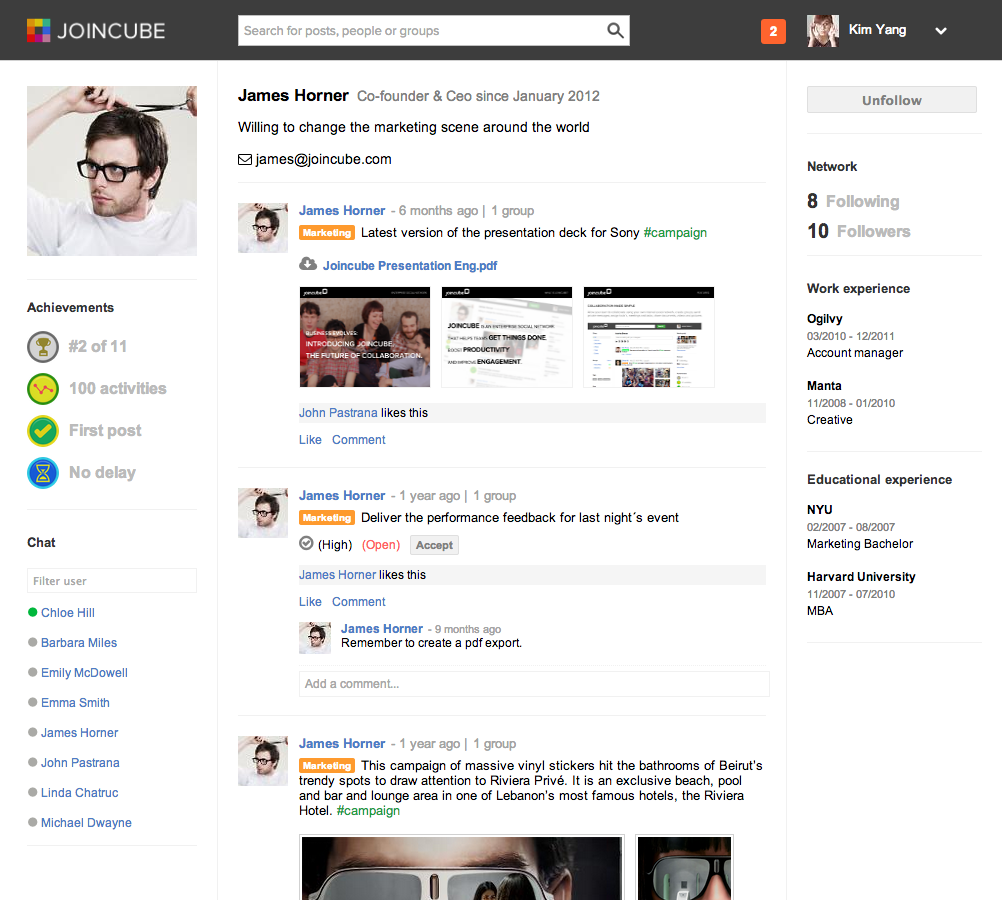Create your own profile! Create your own profile!