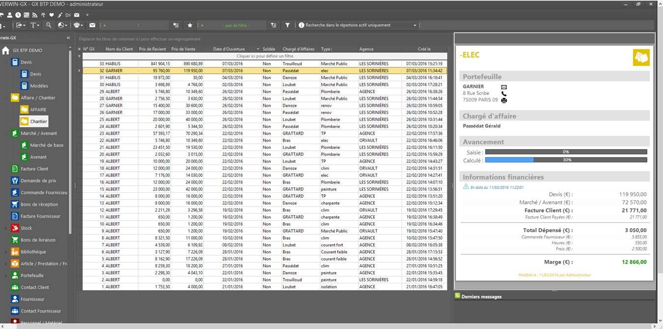 GX BTP: ERP for the construction industry GX BTP: ERP for the construction industry