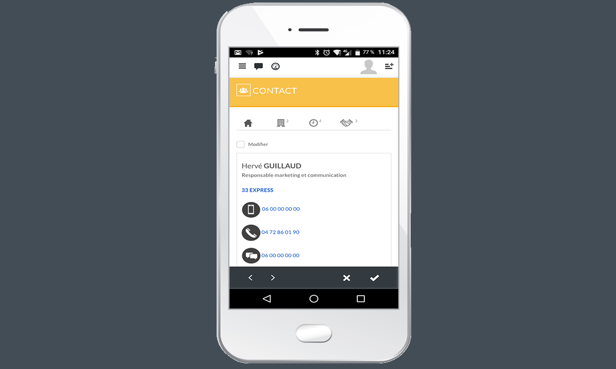 the CRM application Yellowbox the CRM application Yellowbox