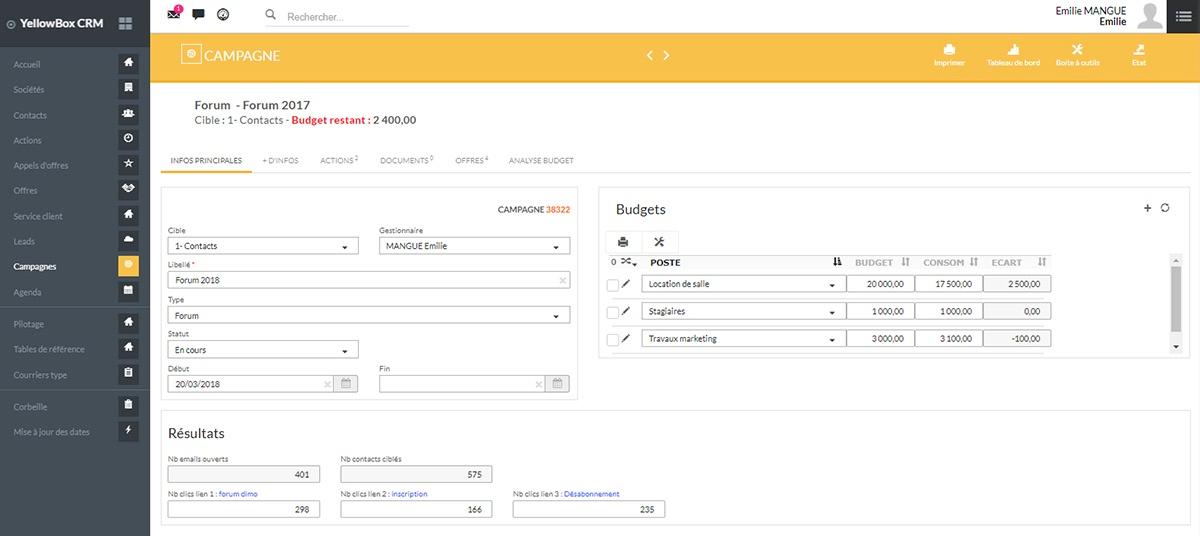Yellowbox CRM generate traffic and measure these action Yellowbox CRM generate traffic and measure these action