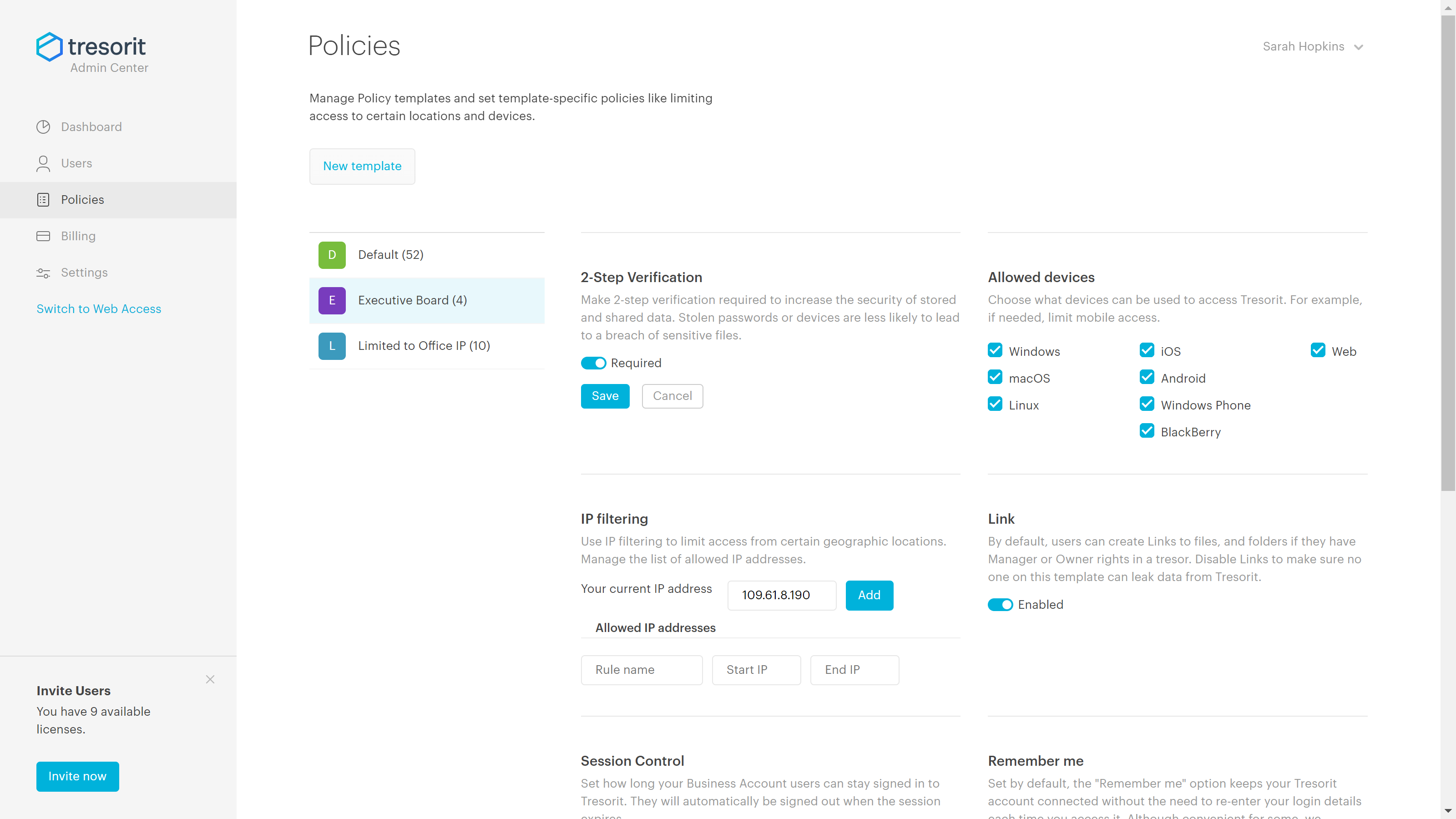 Tresorit - policies.png Tresorit - policies.png