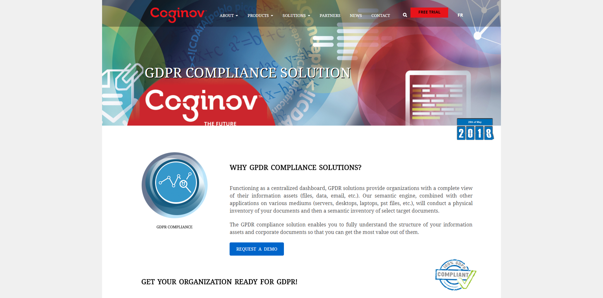 GDPR Compliance Solution - GDPR Compliance Solution page on our website for full audit RGPD.