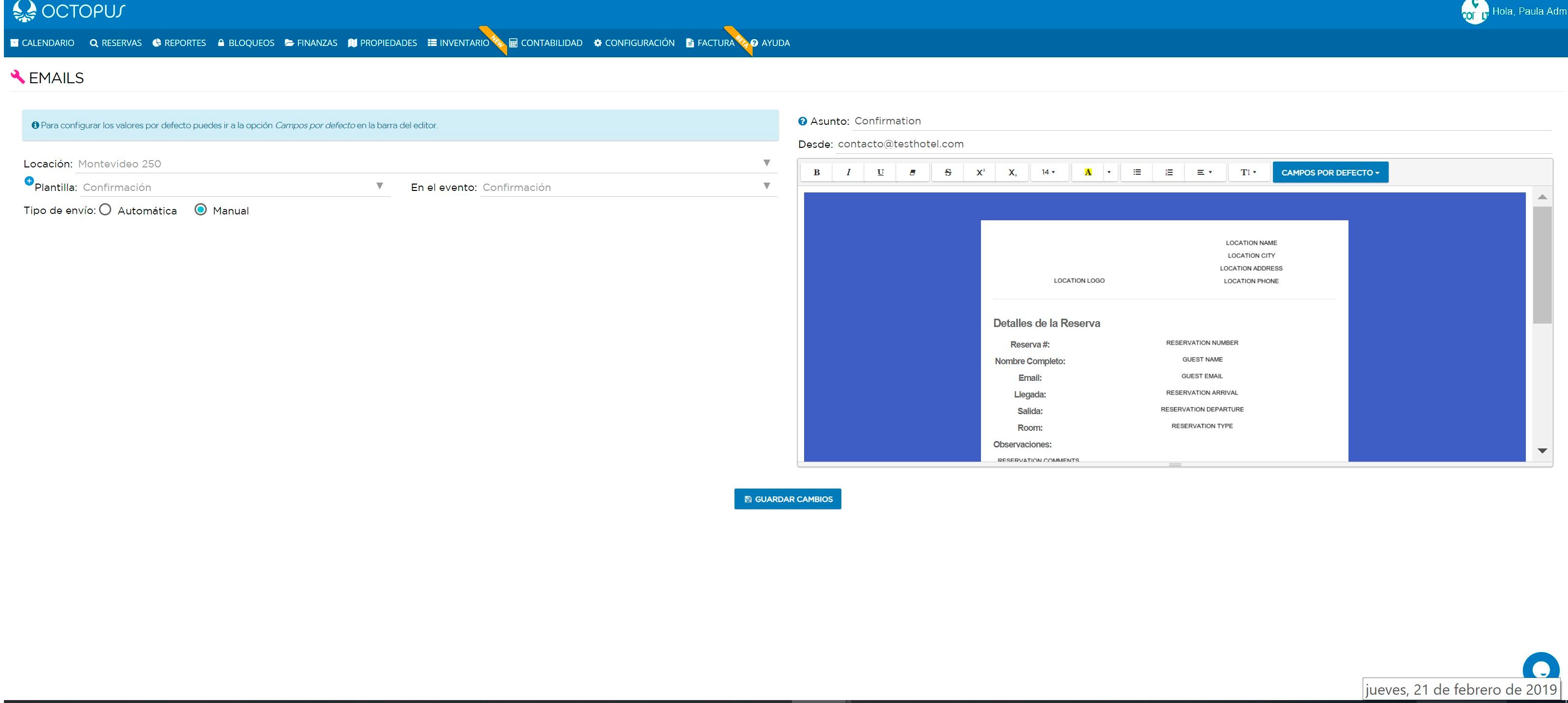 Octopus24-Octopus24 - Print Email Configuration Octopus24-Octopus24 - Print Email Configuration