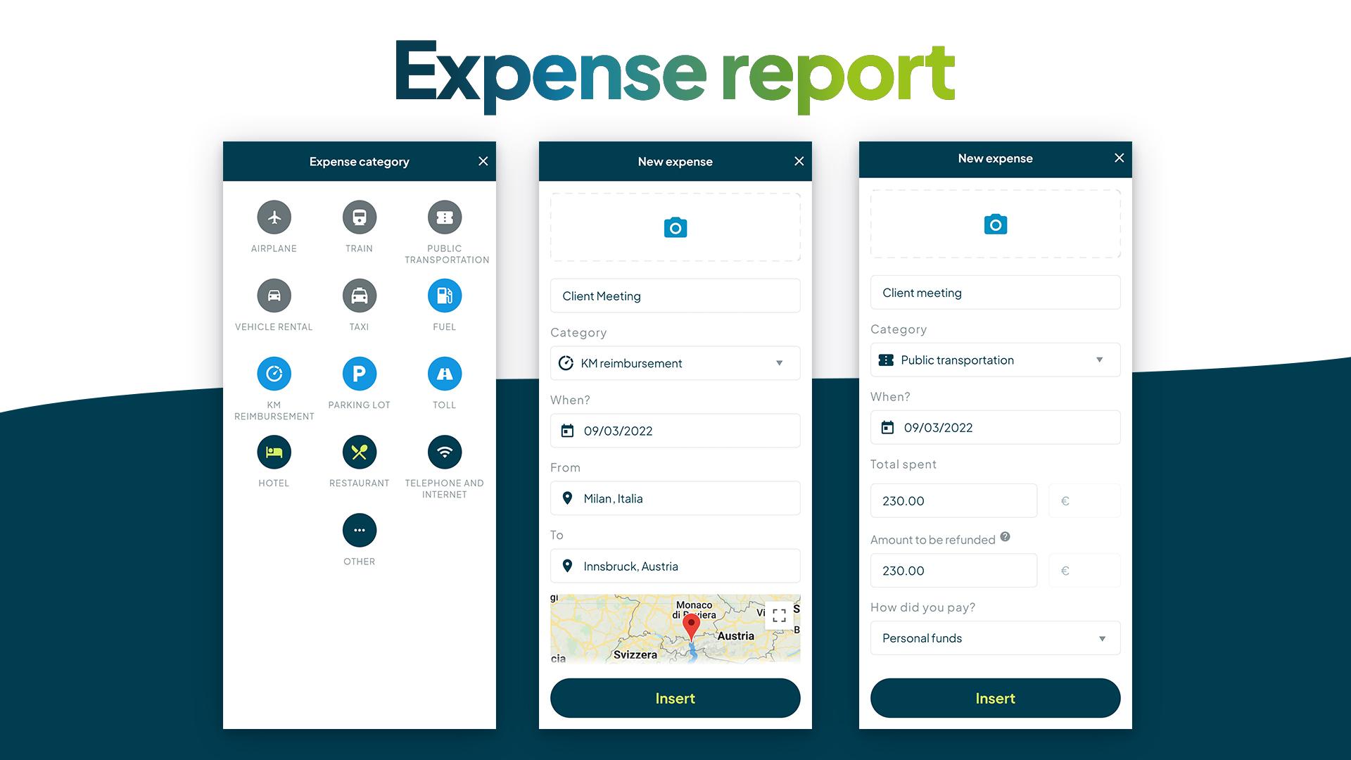 Expense reports
