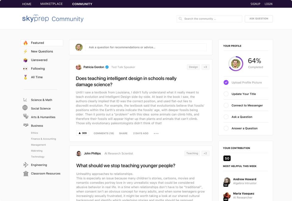 Sample community Sample community