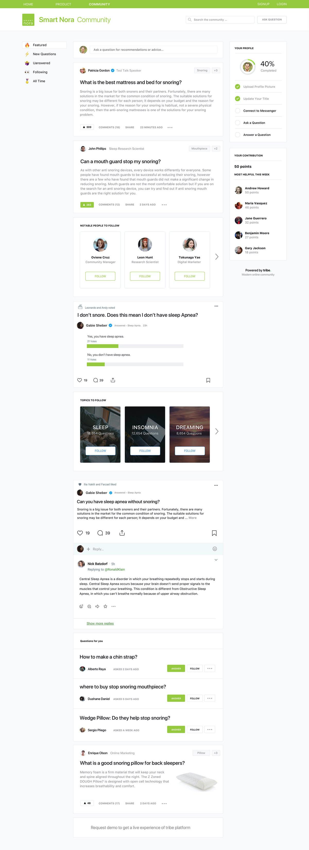 Sample community Sample community