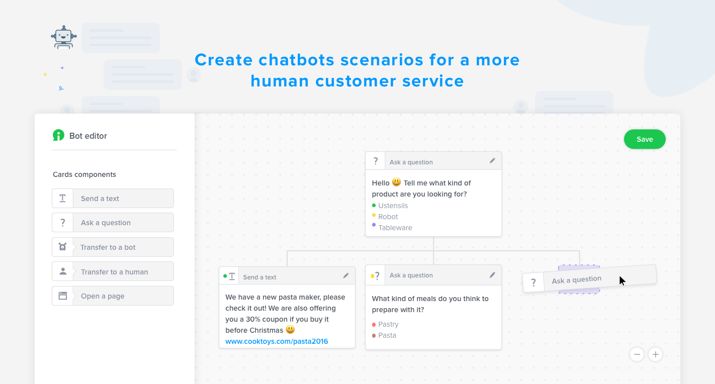 Automate some of your customer service and your qualifying Leads Automate some of your customer service and your qualifying Leads