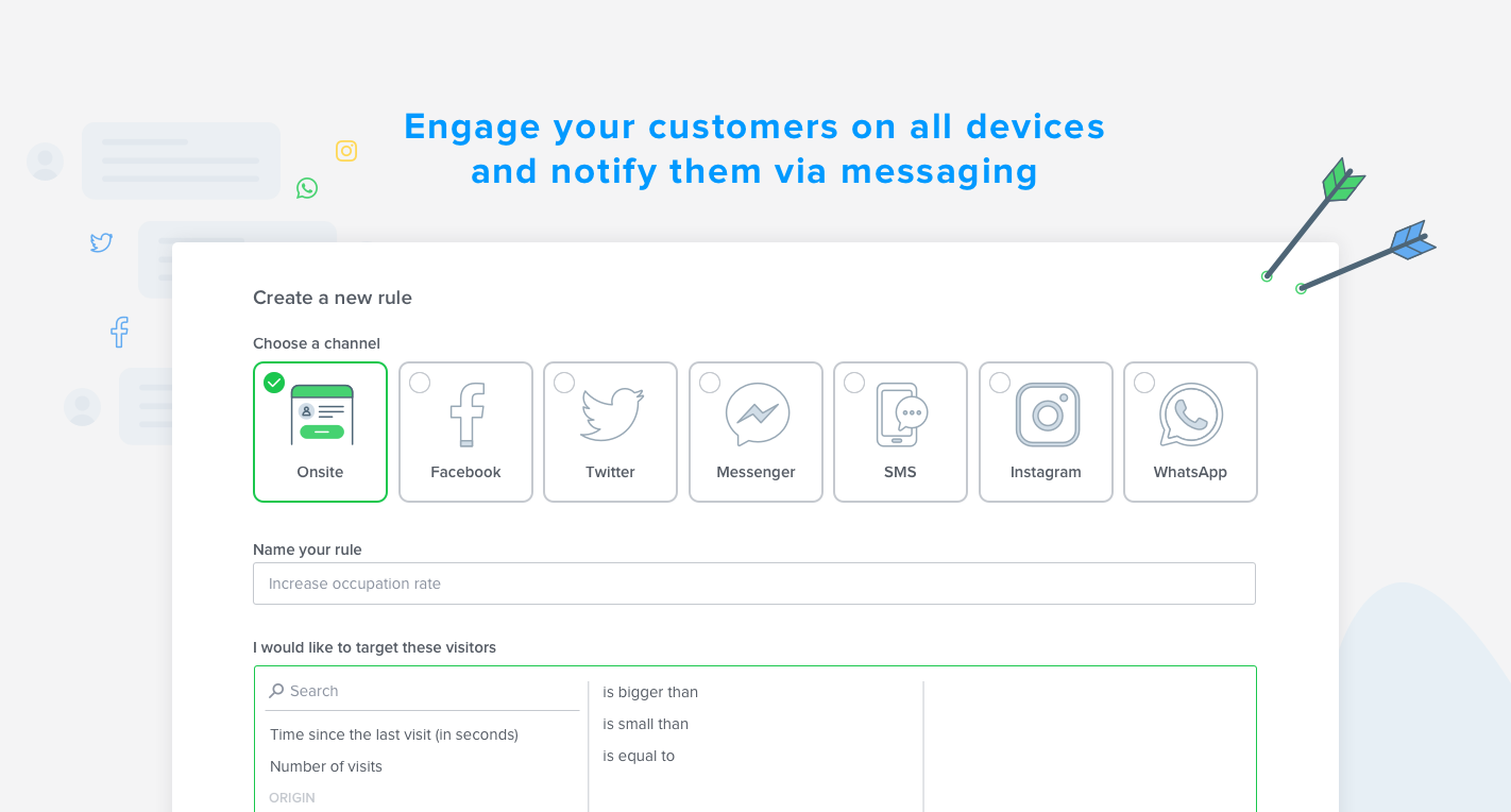 Choose the best contact channel based on your target and then by urging the messaging. Choose the best contact channel based on your target and then by urging the messaging.