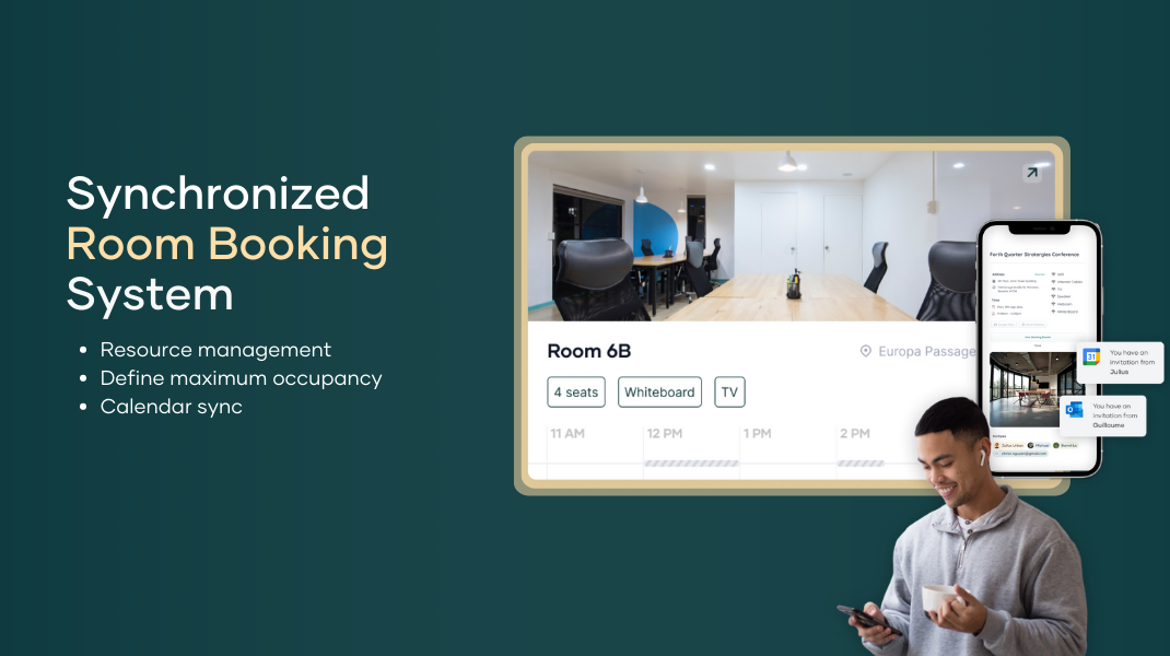 PULT - Desk Booking Software - A better Room Booking system, fully synced with Google Calendar / Outlook, enabling easy resource management