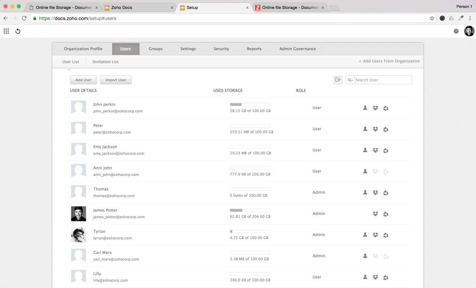 Zoho Docs-screenshot-1 Zoho Docs-screenshot-1