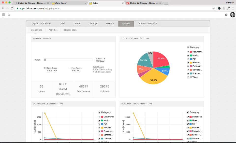 Zoho Docs-screenshot-2 Zoho Docs-screenshot-2