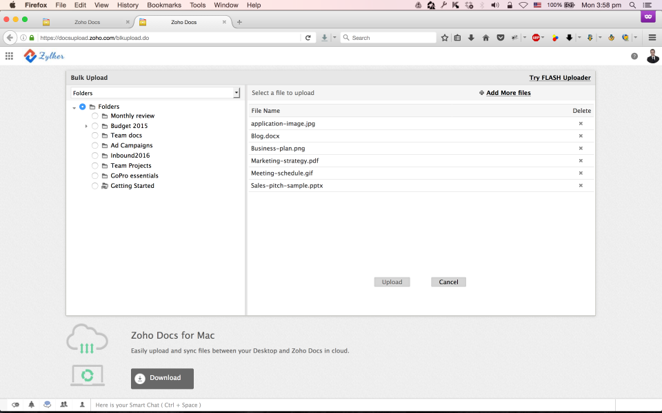 Zoho Docs-screenshot-3 Zoho Docs-screenshot-3