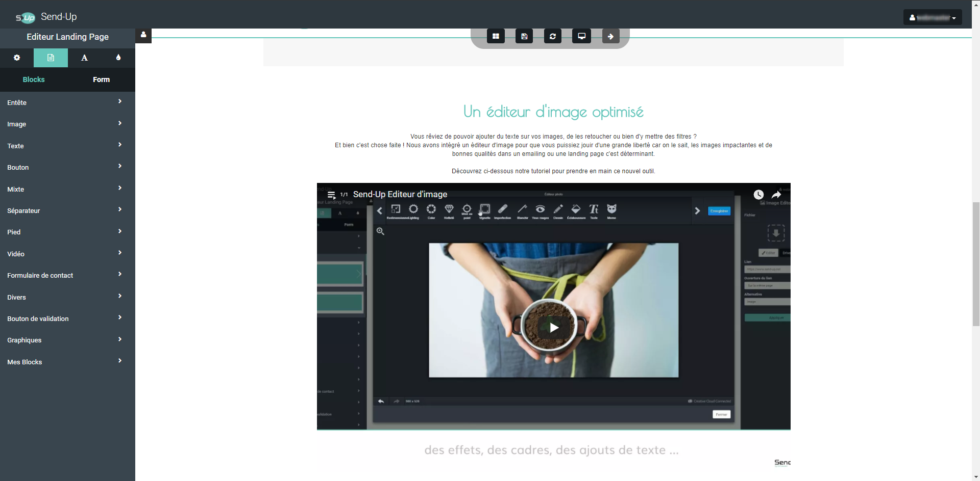 Landing Page Editor