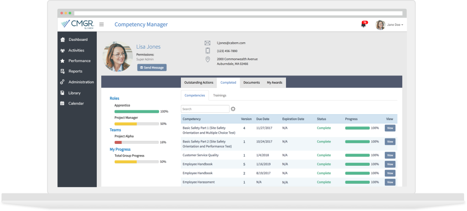 Competency Manager-competency manager dashboard Competency Manager-competency manager dashboard