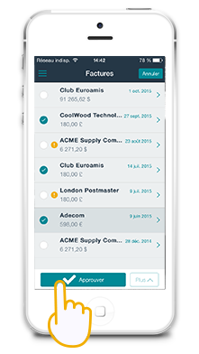 Mobile Application for validation of purchase invoices and demancdes Mobile Application for validation of purchase invoices and demancdes