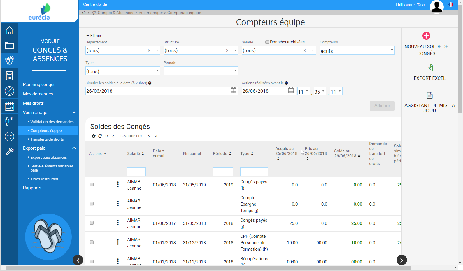 Module Holidays & Absences: View Manager Module Holidays & Absences: View Manager