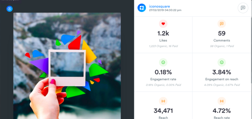 Users on the Advanced and Agency plans have access to Promoted Post Analytics for Instagram posts within the Media Viewer or the Analytics overview. Users on the Advanced and Agency plans have access to Promoted Post Analytics for Instagram posts within the Media Viewer or the Analytics overview.