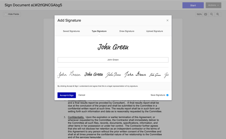 Review eversign: Electronic Signature Software - Appvizer
